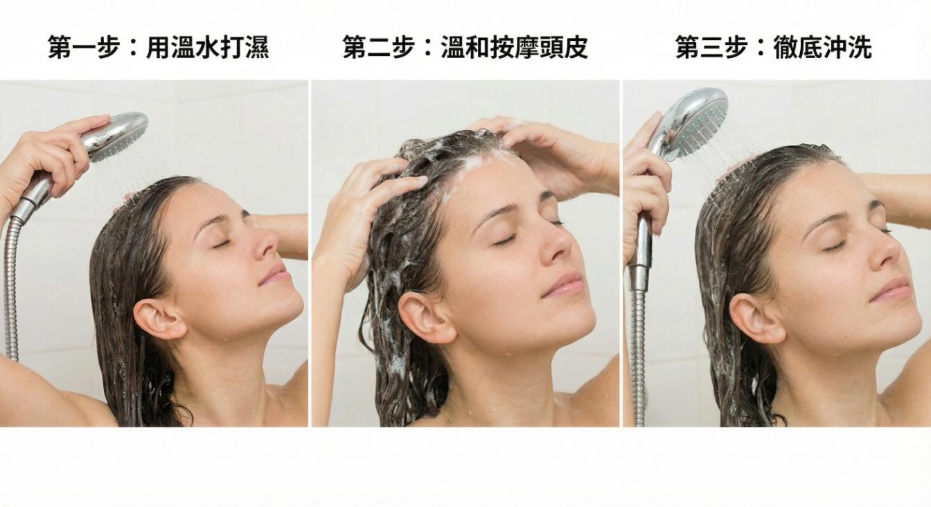溫和清潔有助穩定頭皮環境
